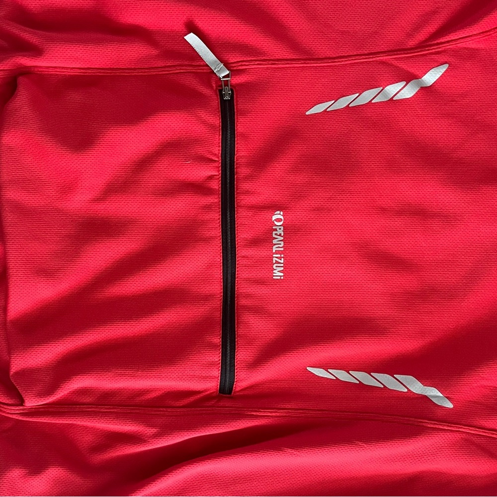 Pearl Izumi Red and Black Select Series Thermal Cycling Jacket - Picture 3 of 7